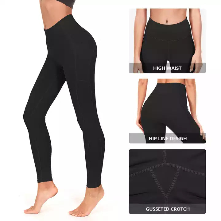 High waisted black yoga pants hotsell