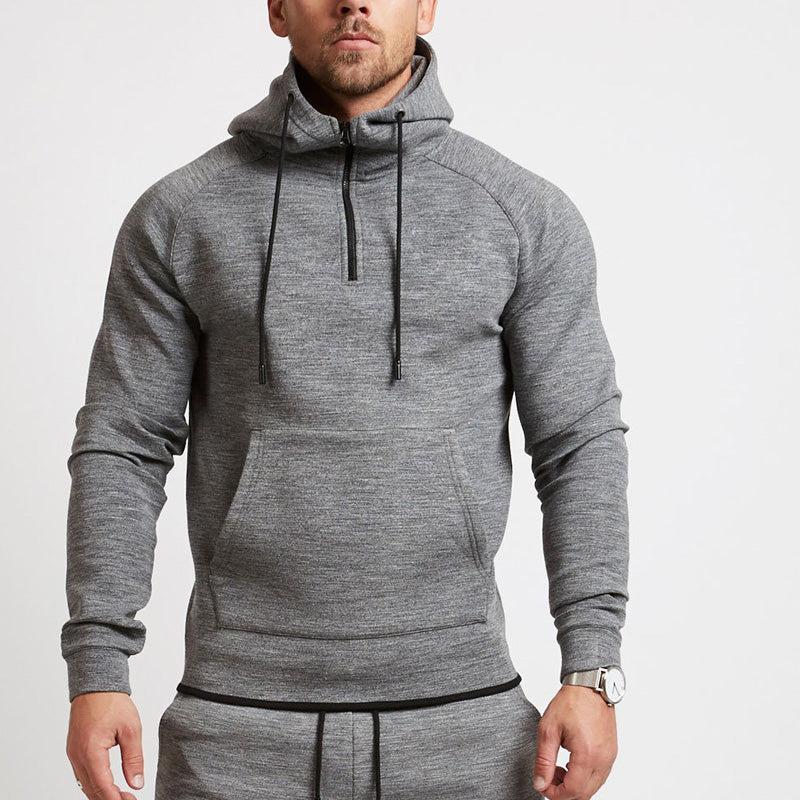 Quarter zip hoodie men's best sale